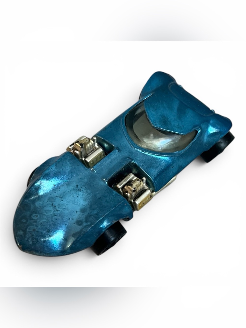 Vintage Hot Wheels Redline Twin Mill Aqua Blue Spectraflame (1969)